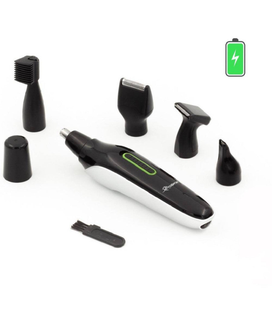 Rifinitore Rasoio Elettrico 5in1 Naso Orecchio Capelli Trimmer Gm-3125 Ricaricabile         