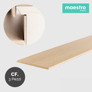 ALZATE FLORIDA OAK Rivestimento per Scale Interne - Confezione 3 Pezzi 