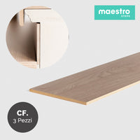 ALZATE LOUSIANA OAK Rivestimento per Scale Interne - Confezione 3 Pezzi 