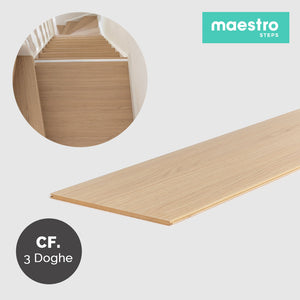 PIANEROTTOLO FLORIDA OAK Rivestimento per Scale Interne - Confezione 1,41 MQ