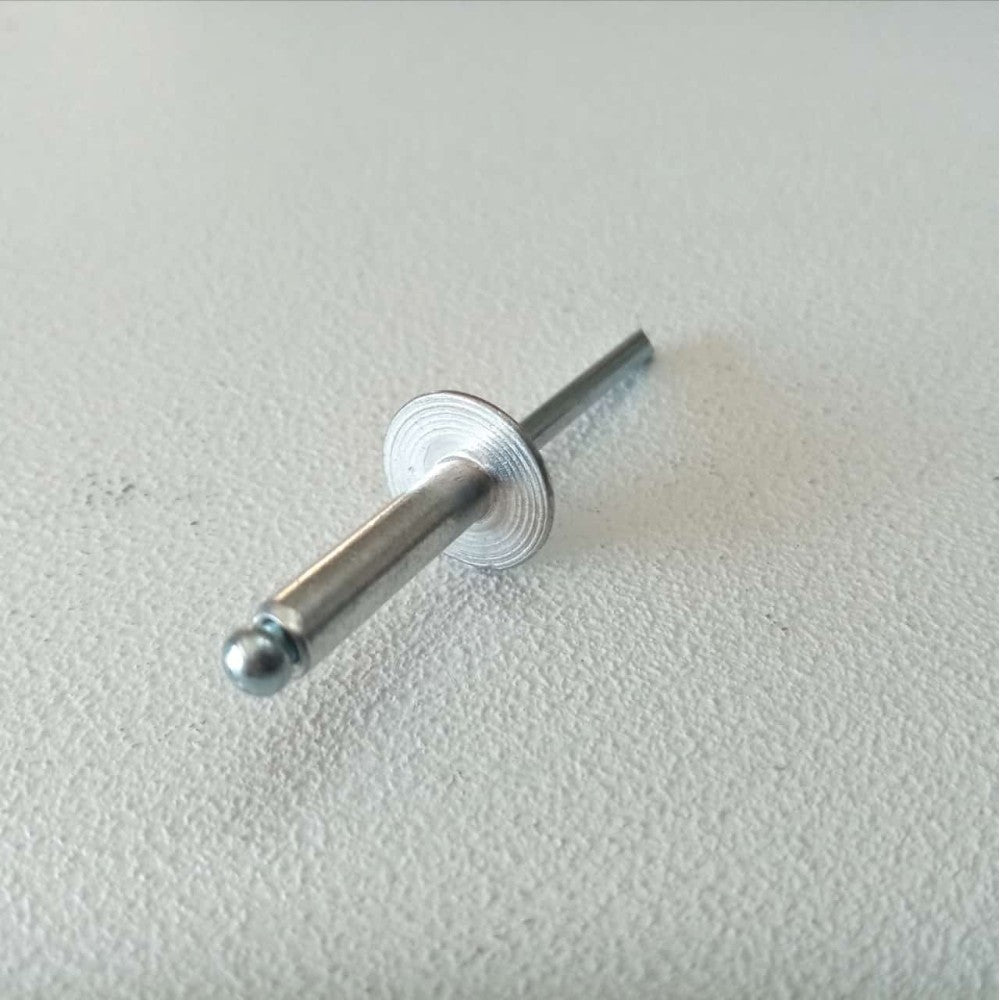 Rivetti alluminio / acciaio a strappo 4,8x20mm testa larga - 100pz