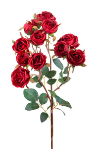 Set 3 Rose Artificiali Branch 62 cm