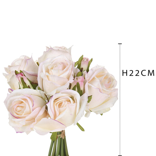 Set 2 Bouquet Artificiali con cm H 22 cm Nat Touchm