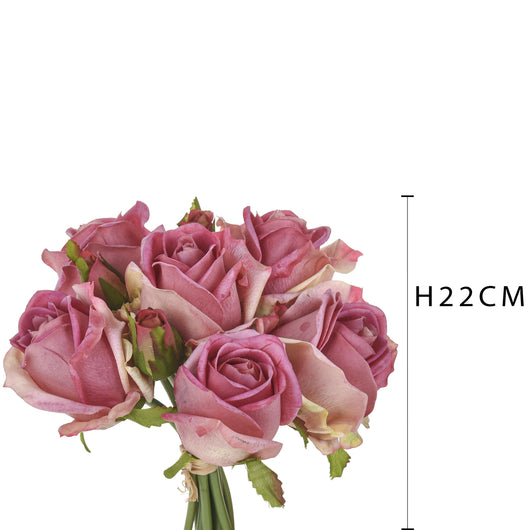 Set 2 Bouquet Artificiali con cm H 22 cm Nat Touchm