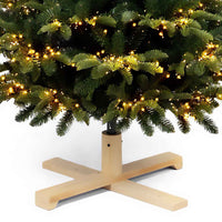 Claus WW - Albero di Natale effetto realistico con luci LED ø111x210H, 731 rami