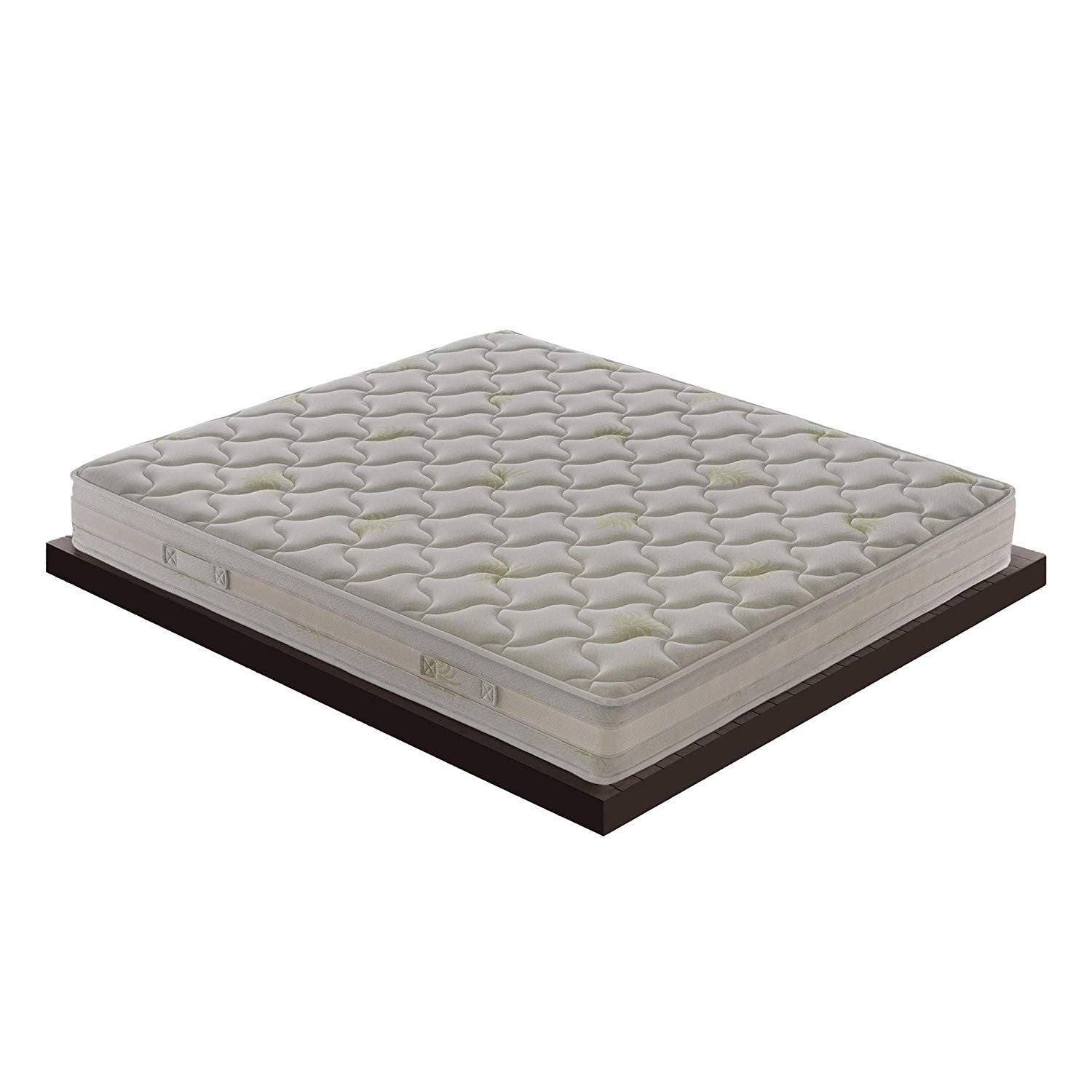 Materasso Piazza e Mezza 120x200 in Memory Foam - Alto 25 cm - 5 cm memory foam - Rivestimento Aloe Gel rinfrescante - Ortopedico   