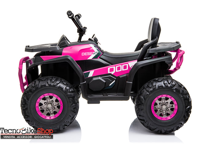 Quad Elettrico per Bambini ATV  2.0 12V con Radiocomando colore Rosa