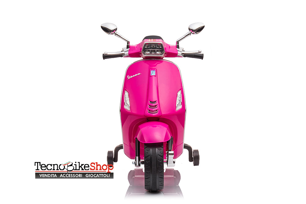 Moto Scooter Eelettrico per Bambini Piaggio Vespa Sprint 12V-Rosa