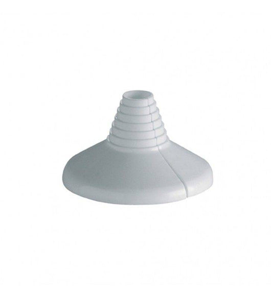 Rosetta apribile universale a cupola in plastica bianca cod 79712