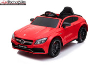 Auto Macchina Elettrica per Bambini Mercedes C63 AMG 12V -Rosso