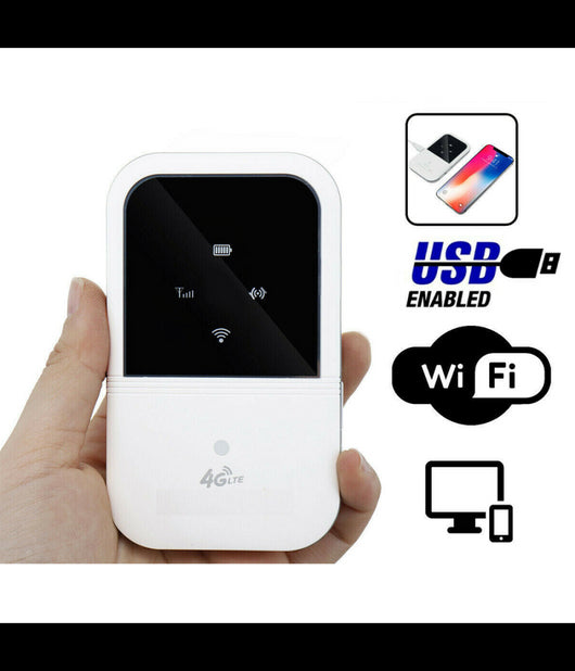 Router Mobile 4g Lte Wi-fi Hotspot Modem Banda Larga Portatile 802.11 Universale         