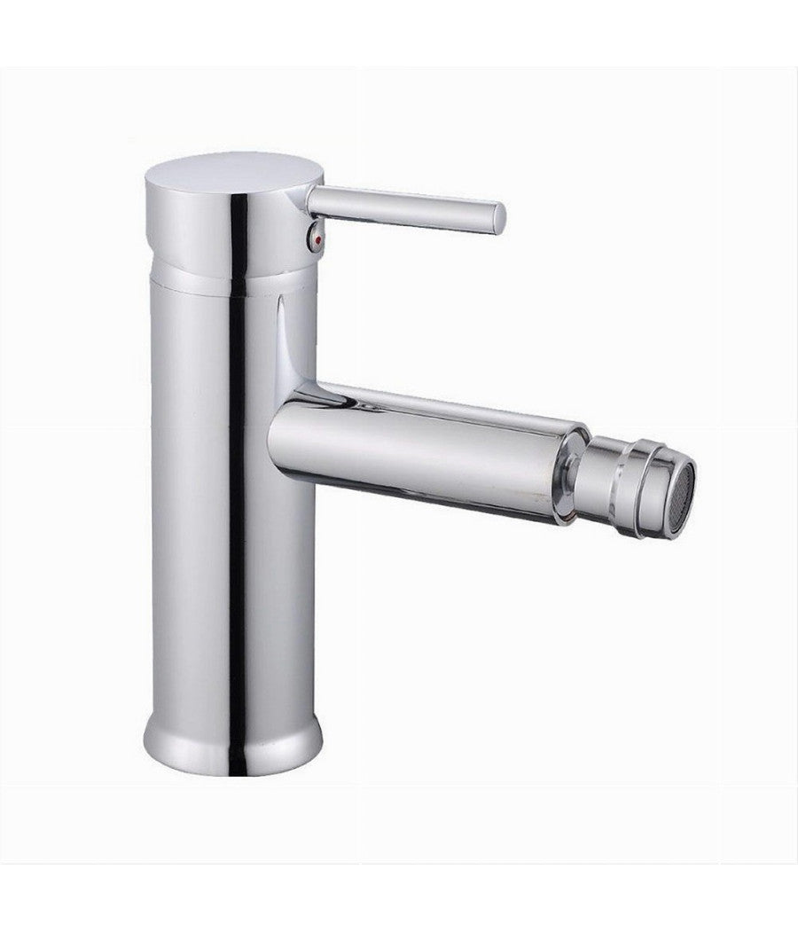 Rubinetto Bagno Moderno Cromato Lucido Miscelatore Orientabile Per Bidet 87387         