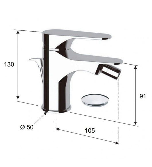 Rubinetto doccia esterno con kit doccia - serie class line cod 75878