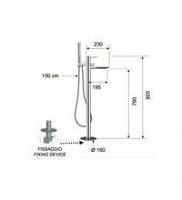 Miscelatore monocomando per lavabo design minimale con o senza scarico cod 76011