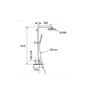 Rubinetto monocomando per lavello serie minimal cod 76039