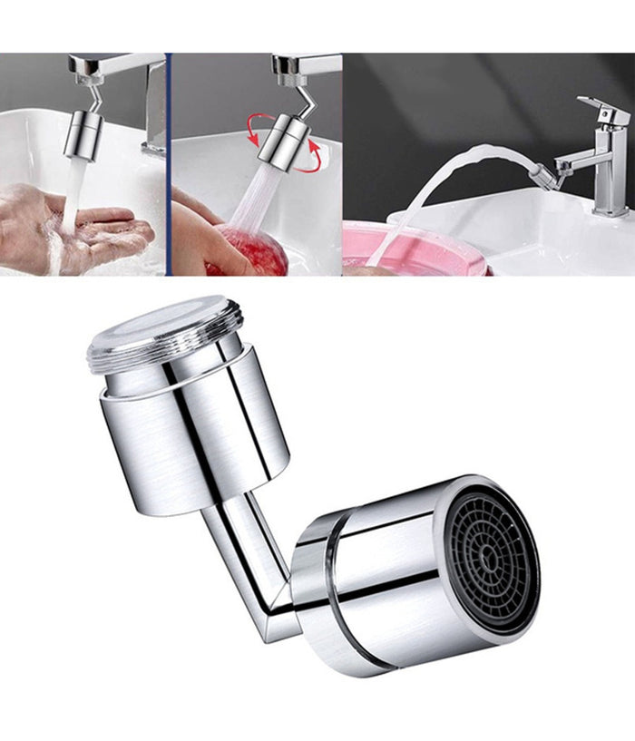 Rubinetto Girevole 720° Filtro Aeratore Miscelatore Snodabile Acqua Cucina Bagno         