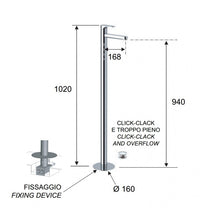 Rubinetto doccia esterno - serie class line cod 75877