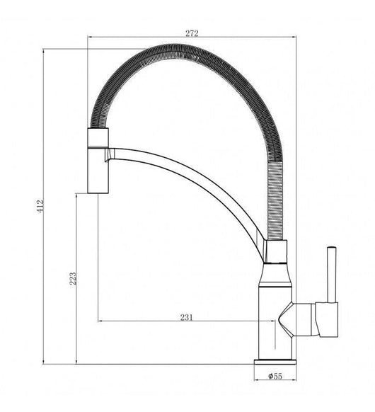 Doccino serie minu a 5 getti curva. cod 77772