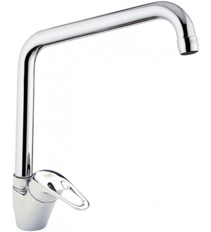 Rubinetto monoacqua lavello con bocca alta a u - serie remix cod 76614