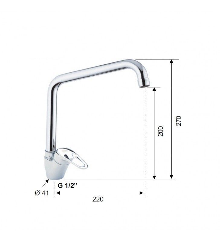 Rubinetto termostatico da incasso per doccia senza deviatore - serie qubika thermo cod 76618