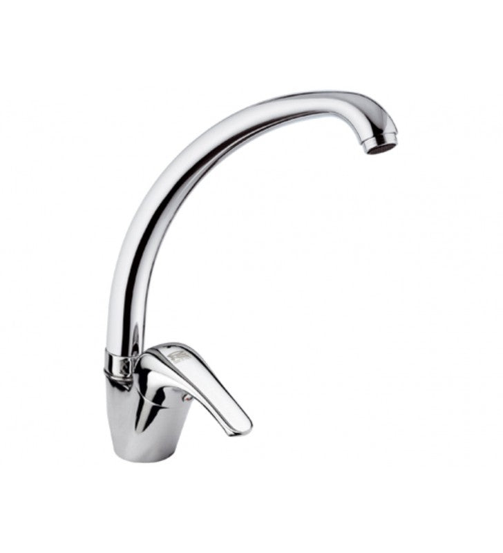 Rubinetto monoacqua lavellocon bocca alta girevole - serie 35 cod 76579