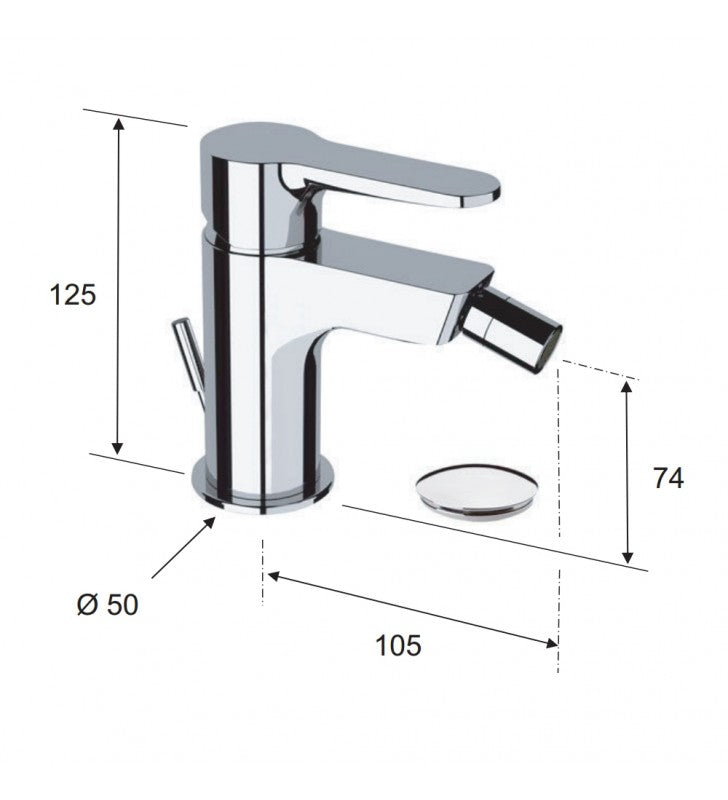 Rubinetto bidet - serie winner cod 75511