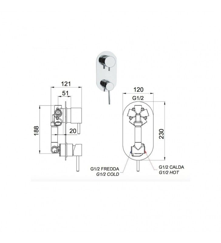 Smart - porta bicchiere satinato base cromata cod 76055