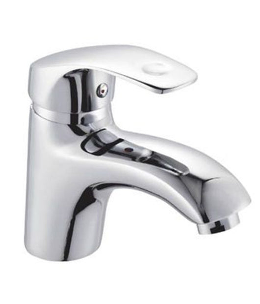 Rubinetto Monoforo Lavabo Miscelatore Monocomando Da Bagno Ottone Cromato 52328a         