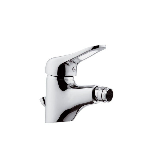 Rubinetto bidet con aeratore direzionabile e scarico in plastica remer - serie kiss cod 76167