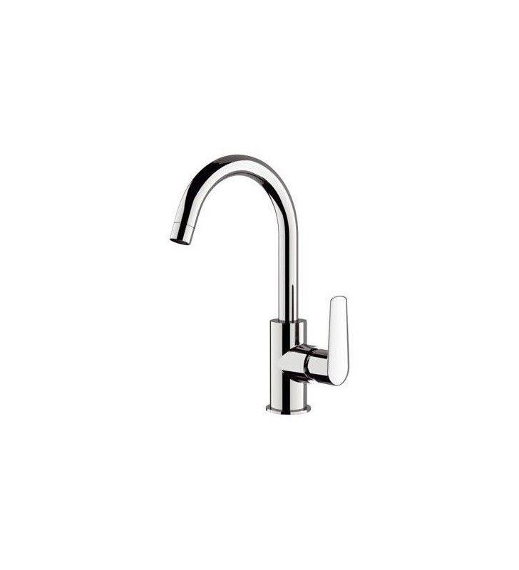 Rubinetto per cucina con bocca alta girevole, modello corto - serie vanity cod 81256