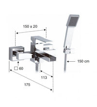 Miscelatore in ottone cromato con bocca a cascata remer cod 76419