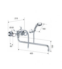 Remer batteria lavabo 3 fori - serie 1000 2000 cod 76680