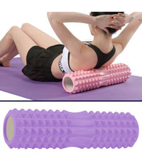 Rullo Fitness Pilates Schiuma Tubo Esercizi Palestra Yoga Massaggi Schiena 45x13         