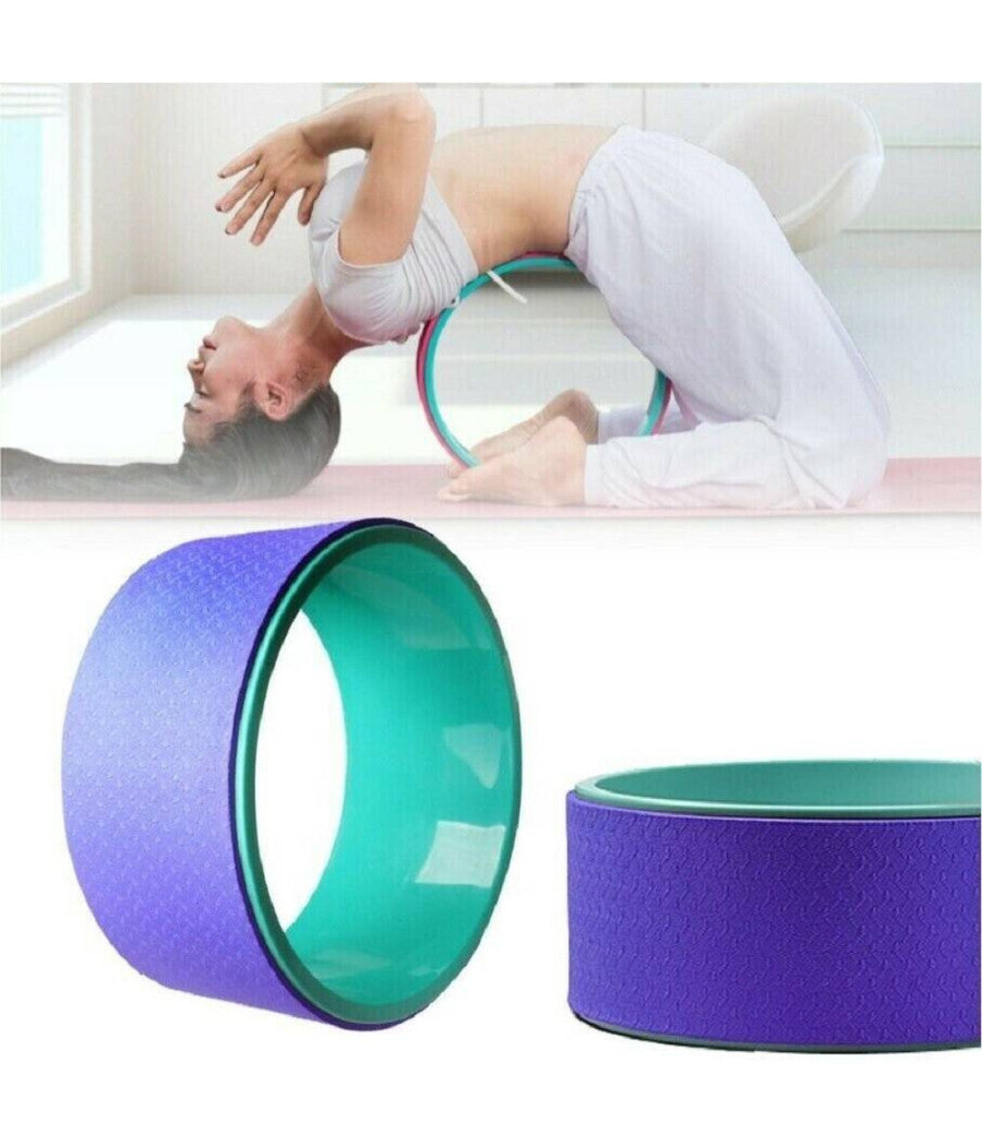 Ruota Per Yoga Cerchio Wheel Anello Fitness Pilates Palestra Training         