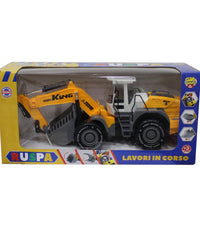 Ruspa Da Cantiere Bulldozer Con Rullo 30cm Ruote Libere Mezzi Da Lavoro Cantiere         