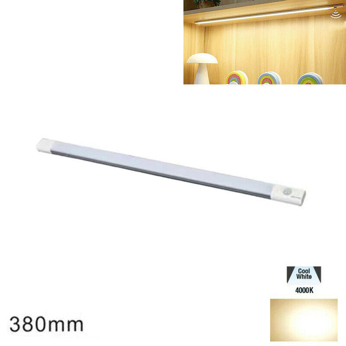 BARRA LED CUCINA LUCE NATURALE SENSORE MOVIMENTO SOTTO PENSILE RICARICABILE 38CM