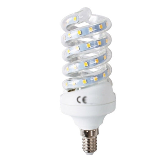 LAMPADINA LAMPADA A LED SMD 2835 11W WATT E14 SPIRALE BASSO CONSUMO LUCE CALDA