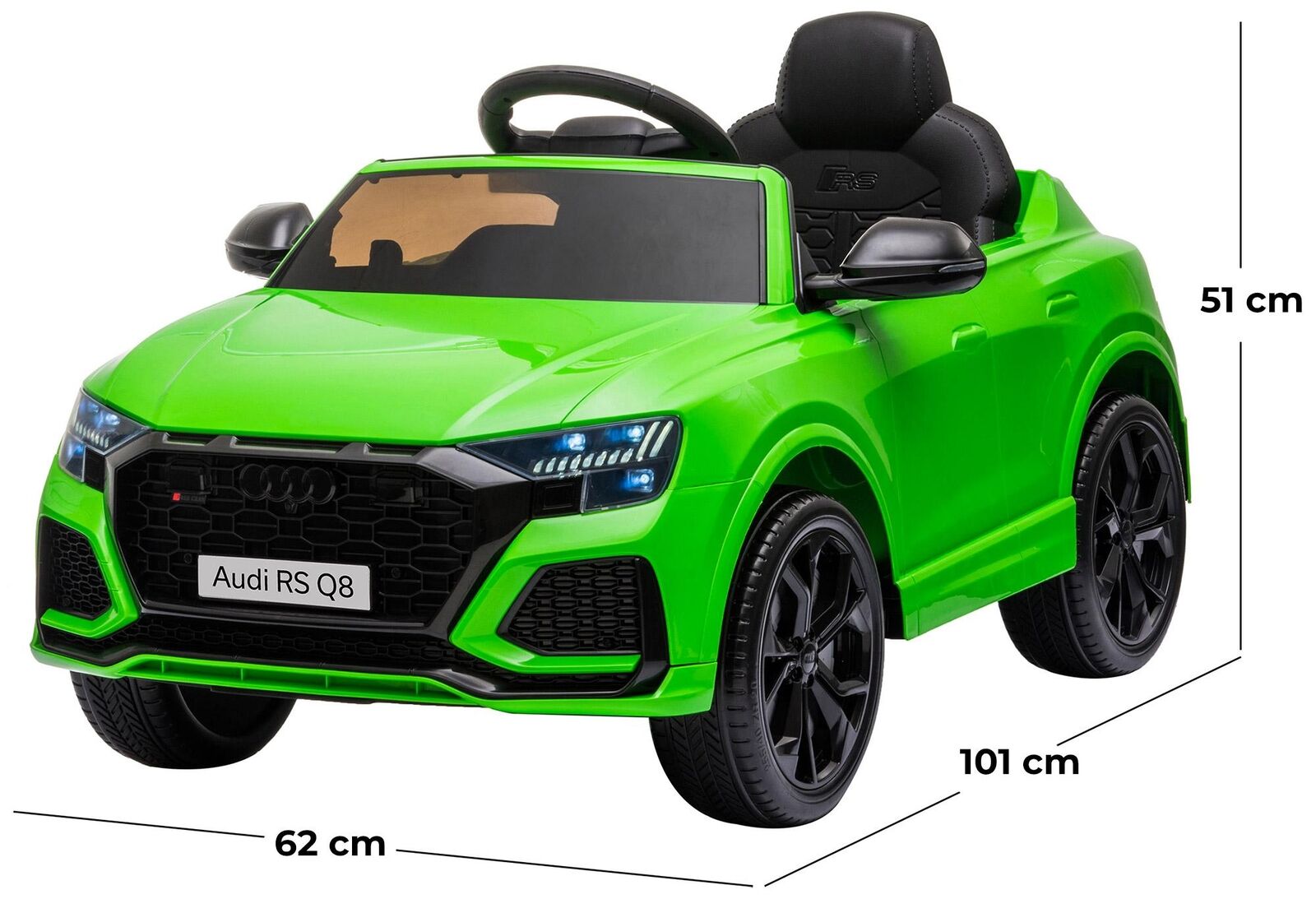 Auto Elettrica per Bambini Audi SQ8 12V colore Verde