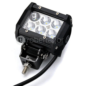 FARO LAMPADA SUPPLEMENTARE PROFONDITA AUTO FUORISTRADA 12V 6 LED 18W 6000K IP68