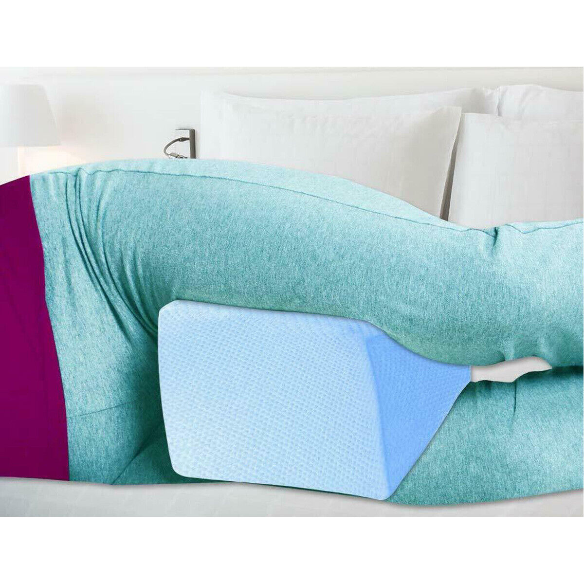 CUSCINO MEMORY FOAM GEL DIVISORIO GAMBE POSTURALE SCIATICA GRAVIDANZA GINOCCHIA