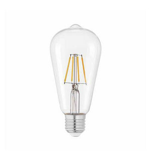 LAMPADINA PER CATENARIA LED FILAMENTO ST64 4W PERA E27 360LM 2700K LUCE CALDA