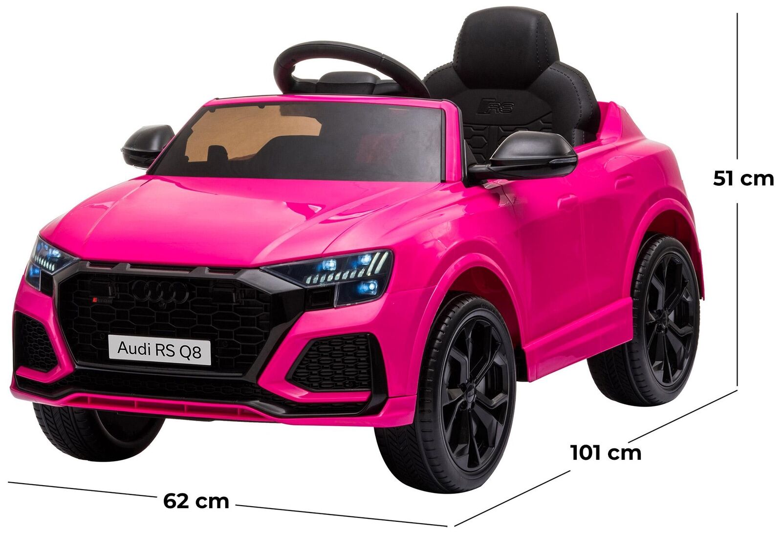 Auto Elettrica per Bambini Audi SQ8 12V colore Rosa