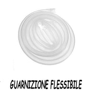 GUARNIZIONE BOX DOCCIA PROFILO H RICAMBIO SILICONE TRASPARENTE 8MM 2MT 74227