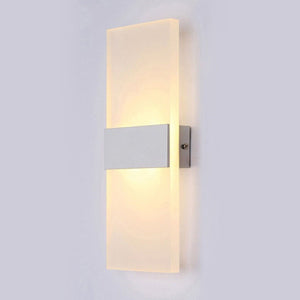 APPLIQUE A LED DA PARETE CASA ARREDO MODERNO LAMPADA 3000K 16W LUCE CALDA MURO