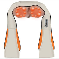 MASSAGGIATORE SHIATSU CERVICALE COLLO GAMBE GLUTEI SCHIENA TERMICO 8 TESTINE