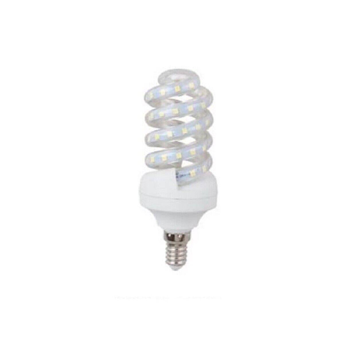 LAMPADINA LAMPADA A LED SMD 2835 9W WATT E14 SPIRALE BASSO CONSUMO LUCE FREDDA