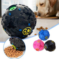 GIOCO PALLA SONORA Ø 6.5 CM CANE PORTA PREMIO SQUEAKER AUTOMATICO CROCCANTINI