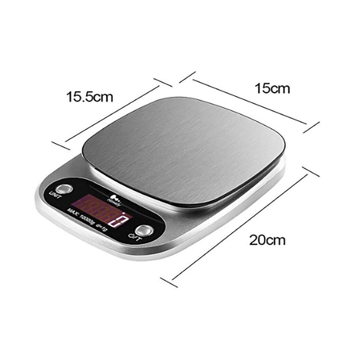 BILANCIA DIGITALE LCD DA CUCINA ELETTRONICA DA 1GR A 10KG TASTO TARA CASA B34