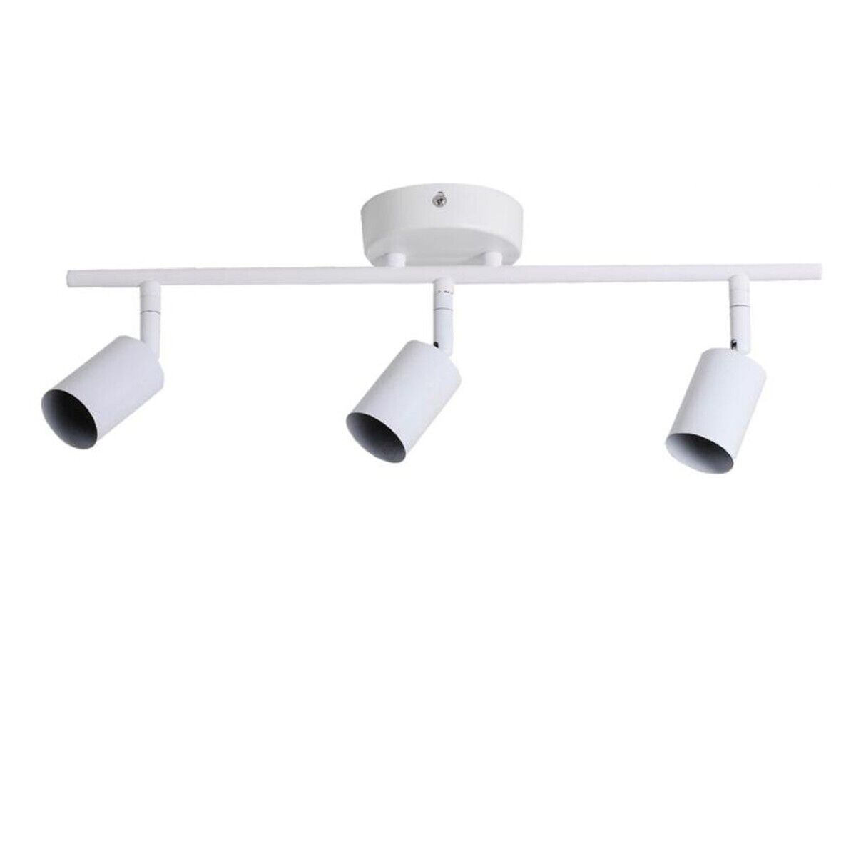 APPLIQUE 3 FARETTI SOFFITTO SOSPENSIONE PLAFFONIERA ORIENTABILI GU10 LED BIANCO*