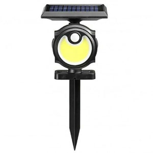 PICCHETTO GIARDINO ENERGIA SOLARE 56 COB LED LUCE FREDDA SENSORE MOVIMENTO B0391